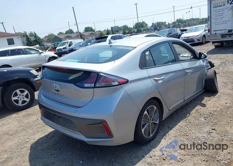 2021 Hyundai Ioniq Plug-In Hybrid Se from USA, damaged, VIN KMHC65LDXMU250749